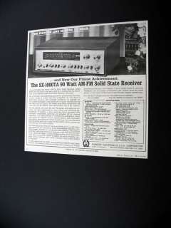Pioneer SX 1000TA Stereo Receiver 1966 print Ad  