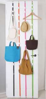 Over Door Adjustable 8 Hooks Hat Bag Clothes Coat Towel Organizer Rack 