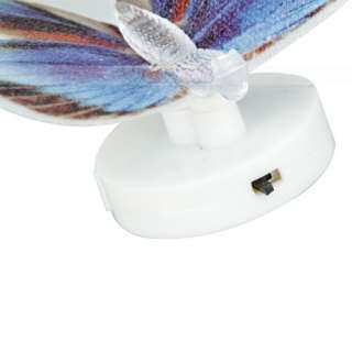 New Optical Fiber Emulational Butterfly Colorful LED Night Light Home 