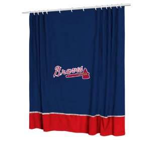  Best Quality Mvp Shower Curtain   Atlanta Braves MLB 