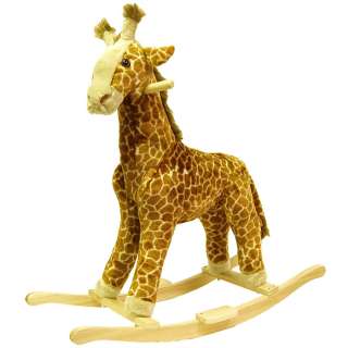 HAPPY TRAILS™ Giraffe Plush Rocking Animal   Great Gift for Kids 