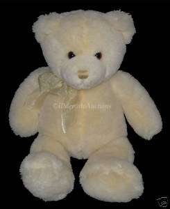 GUND TENDER TEDDY Plush Cream Bear 6414 Stuffed Animal Toy Doll Sheer 