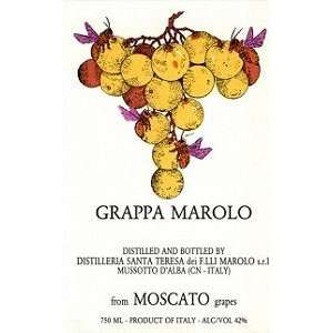  Marolo   Grappa Moscato (375ml) Grocery & Gourmet Food