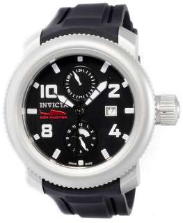 Invicta 1983 Sea Hunter Stainless Steel GMT Polyurethane Watch  