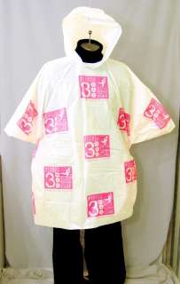 includes two 2 one size fits all emergency rain ponchos