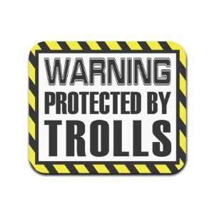   Protected By Trolls Mousepad Mouse Pad