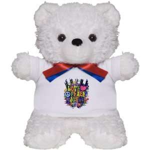 Teddy Bear White Love Peace Joy Peace Symbol Sign