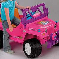 Power Wheels Fisher Price Barbie Jammin Jeep NIB  