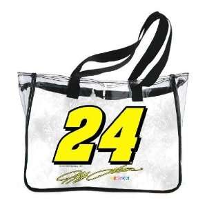  Jeff Gordon NASCAR Clear Tote Bag