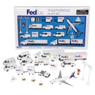 FedEx Transportation Fleet Set DieCast Model Airplane & Trucks by 