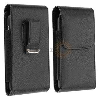 Leather Case+Privacy Screen Pro For Motorola Droid X  