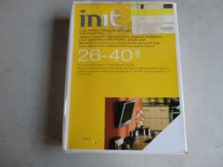 Init NT TVM201 Low Profile/Tilting Wall Mount 26   40 TV  