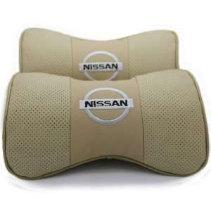  Cool2day 2pcs Nissan Air Hole Cow Leather Car Seat neck 