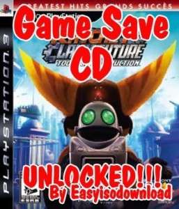 PS3 Game Save Ratchet & Clank Tools Destruction Unlock  