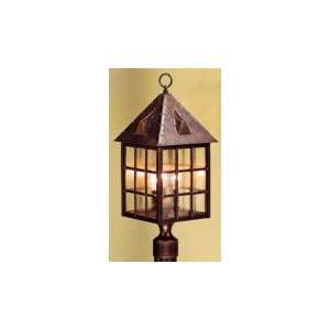  Lantern B8130VTC Abington Large 3 Light Outdoor Post Lamp in Vintage 