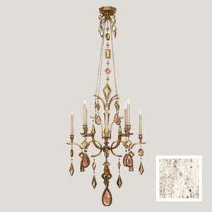 Fine Art Lamps 725440 1 Encased Gems Eight Light Chandelier in Vintage 