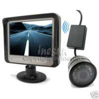 Wireless Car Rear View System 3.5LCD Monitor IR Camera  