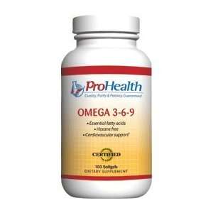  Pro Health Omega 3 6 9, 100 Softgels Beauty