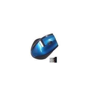  2.4Ghz USB Cordless Mouse / Wireless Optical (Blue/Black 