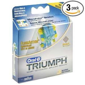 Oral B Triumph FlossAction Brushhead, 3 ct.