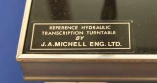 JA Michell Reference Hydraulic Turntable  