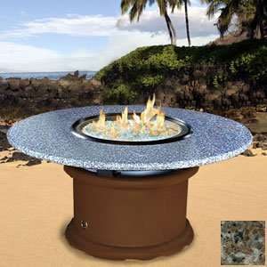   Fire Pit   Bronze Glass   Pebble Granite   Natural Gas Sports