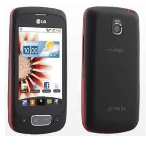  UNLOCKED LG Optimus One P500H 3G Phone BLACK with RED 