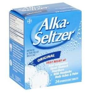 Alka Seltzer Antacid & Pain Relief Medicine Original, Effervescent 