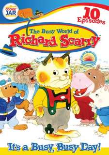 BUSY WORLD RICHARD SCARRY ITS A BUSY BUSY DAY New DVD  