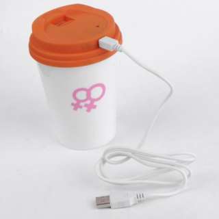 USB Coffee Cup Style Mist Ultrasonic Air Humidifier New  