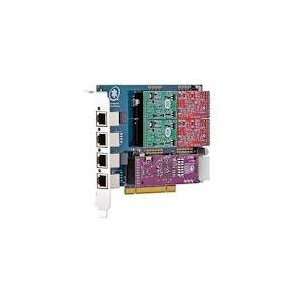  Digium 1AEX410P   4 Port Modular Analog PCI Express x1 Card 