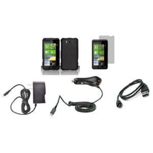  HTC Titan (AT&T) Premium Combo Pack   Carbon Fiber Design 