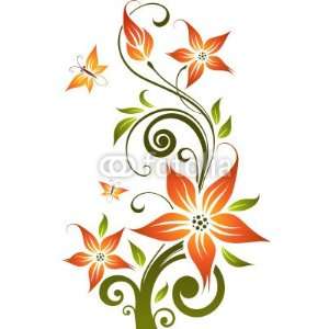 Wallmonkeys Peel and Stick Wall Decals   Flower   Removable Graphic