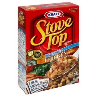 Stove Top Stuffing Mix, Chicken, Low Sodium, 6 Ounce Boxes (Pack of 12 