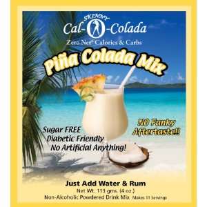 Sugar Free Pina Colada Cocktail Mix 0 Calorie Carb 100% Natural 