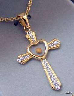 Mustard Seed Cross Sterling Silver Jewelry Necklace  