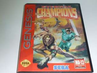 Eternal Champions Sega Genesis 16 Bit Game Complete Cib 010086011456 