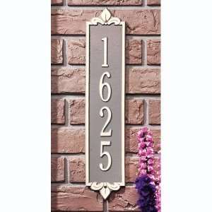  Standard Sized Lyon Vertical Address Plaques Patio, Lawn & Garden