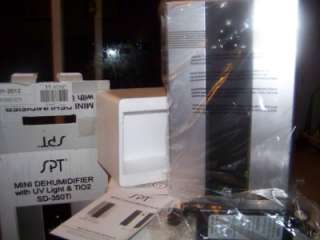 SPT Mini Dehumidifier with UV Light & TiO2 NEW OPEN BOX  