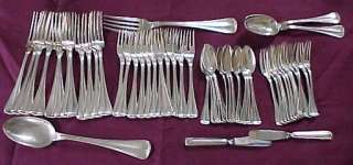   Sterling Silver Partial DINNER FLATWARE SET for 12, w/ SERVERS  