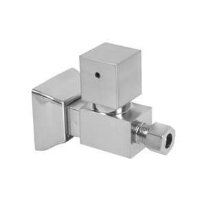 Mountain Plumbing Square Handle Contemporary Straight Valve with 1/2 
