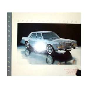  1987 PLYMOUTH GRAN FURY Sales Brochure Book Automotive