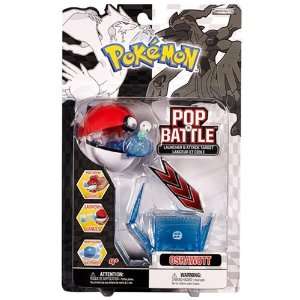  Oshawott Pokemon B&W Pop n Battle Mini Figure Launcher 