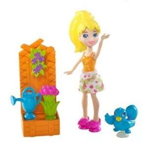    Polly Pocket Stick n Play Doll   Flower Garden Polly Toys & Games