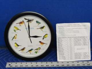 New Quartz Singing Bird Clock W33  