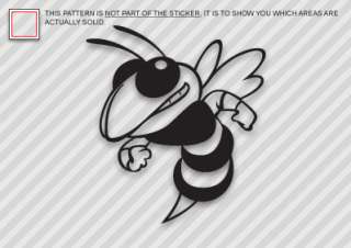 Bumble Bee Hornet Sticker Die Cut Decal Mascot  