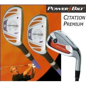 PowerBilt Combo Golf Set Hybrids and Irons (ShaftsNippon Steel Irons 