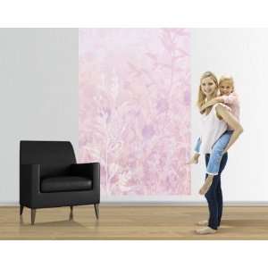 Wildflower Pre Pasted Mural Pink 
