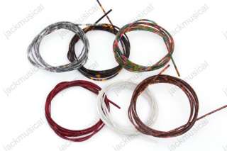   of 6 Multicolor Guitar Celluloid bindings for Guitar maker or luthier