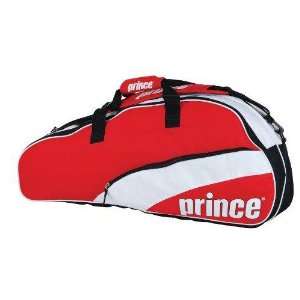  Prince 11 T22 Team 6 Pack Tennis Bag (Red/White) Sports 